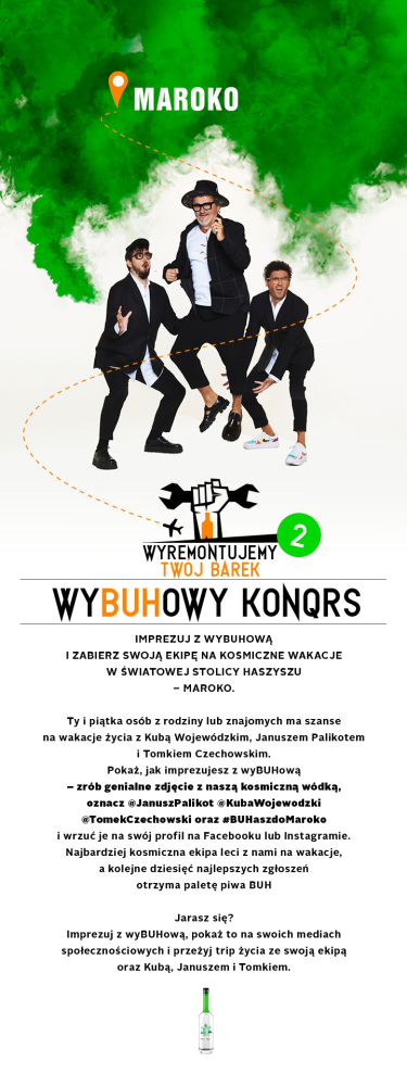 Konkurs "BUHasz do Maroka" 18+