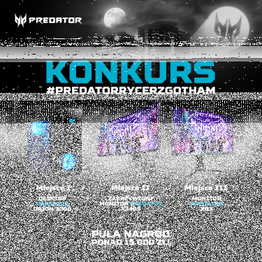 Konkurs plastyczny "#PredatorRycerzGotham"
