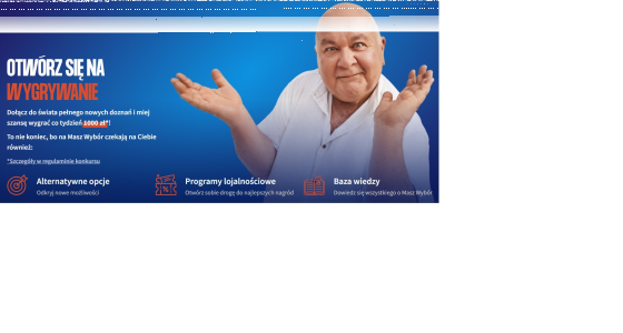Konkurs "Masz wybór! OTWÓRZ SIĘ NA WYGRYWANIE" do godz. 8:59