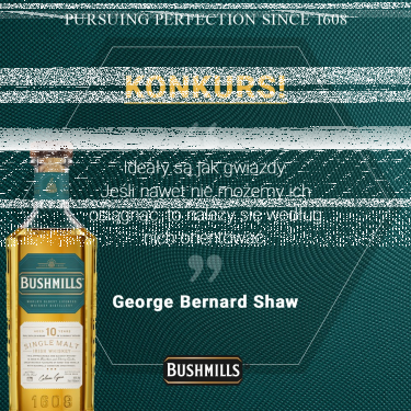 Konkurs "Bushmills – Postanowienie noworoczne" 18+