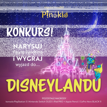 Konkurs "Zaprojektuj figurę świetlną i wygraj rodzinny wyjazd do Disneylandu" Chorzów