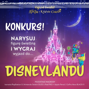 Konkurs "Zaprojektuj figurę świetlną i wygraj rodzinny wyjazd do Disneylandu" Gdynia