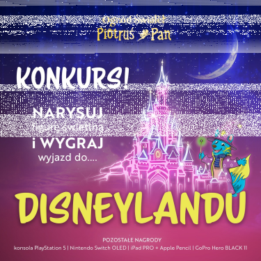 Konkurs "Zaprojektuj figurę świetlną i wygraj rodzinny wyjazd do Disneylandu" Kraków