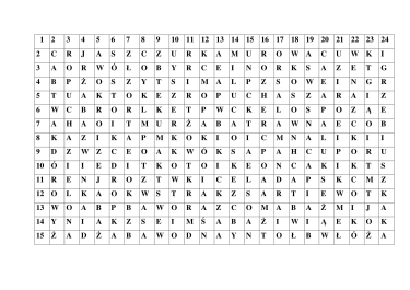 Konkurs "Odszukaj nazwy płazów i gadów"