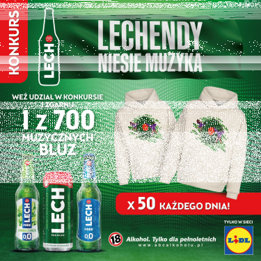 Konkurs "Lechendy niesie muzyka" Lidl, 18+