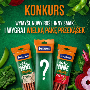 Konkurs "Wymyśl nowy smak naszych Rośl-INNYCH kabanosów"