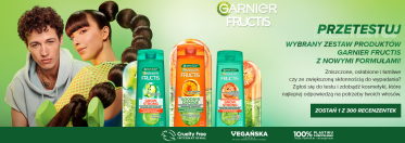 Konkurs "Zostań 1 z 300 Recenzentek produktów Garnier Fructis z nowymi formułami"