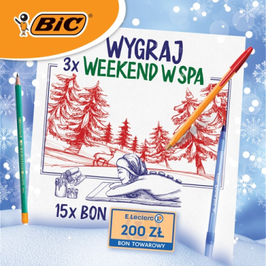 Konkurs "Magia zimy z BIC!" Leclerc