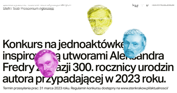 Konkurs literacki na jednoaktówkę inspirowaną utworami Aleksandra Fredry