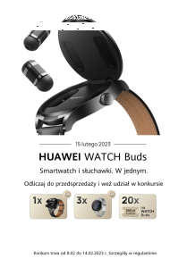 Wygraj WATCH Buds za 1 zł