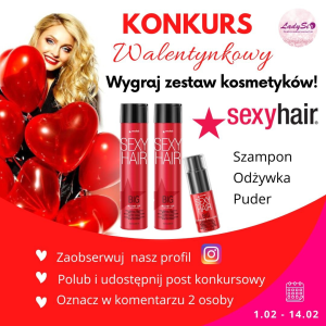 Wygraj kosmetyki do włosów marki Sexy Hair