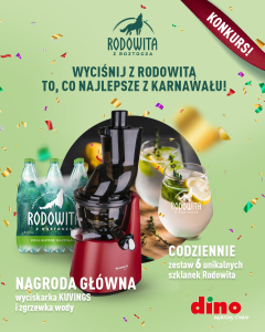 Konkurs "Karnawał z Rodowitą w sieci Dino"