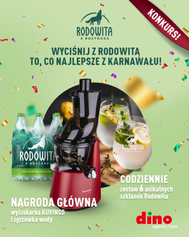 Konkurs "Karnawał z Rodowitą w sieci Dino"