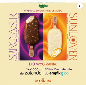 Konkurs "Wybierz swoją przyjemność z Magnum" Żabka