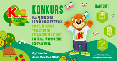 Konkurs "Co znaczy być Kubusiowym Przyjacielem Natury?"