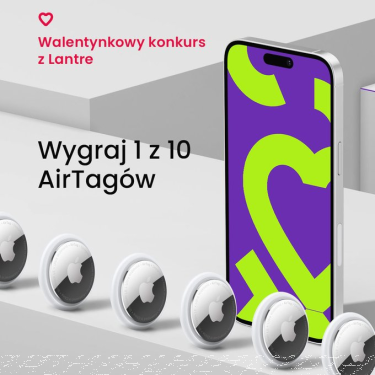 Konkurs "Zakochaj się w Apple i... wygraj AirTaga!"
