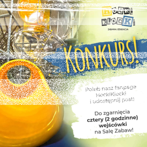 Kartuzy: Wygraj 1 z 4 wejściówek na Salę Zabaw Hocki Klocki