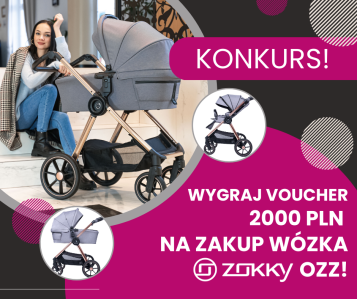 Wygraj voucher na super wózek 2 w 1 Zokky OZZ!