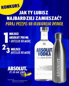 Konkurs "Absolut" 18+
