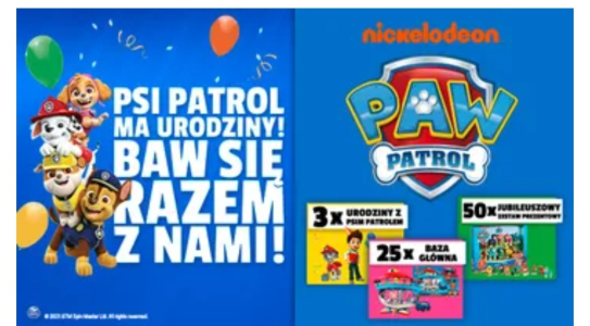 Konkurs "Urodzinowe życzenia dla Psiego Patrolu"
