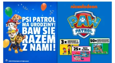 Konkurs "Urodzinowe życzenia dla Psiego Patrolu"