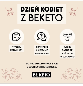 Konkurs "BeKeto™ - produkty ketogeniczne"