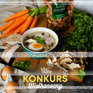 Konkurs "Wielkanocny - ile grzybków jest na zdjęciu"