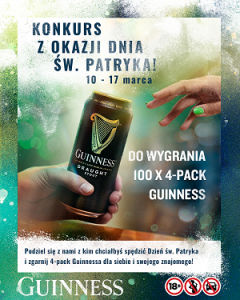 Konkurs "Guinness na Dzień św. Patryka" 18+