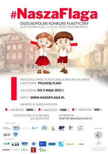 Ogólnopolski konkurs plastyczny dla uczniów szkół podstawowych "#NaszaFlaga"