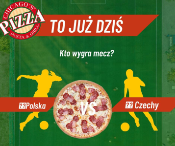 Warszawa: Konkurs "Chicago's Pizza: Wytypuj wynik meczu" do godz. 20:00