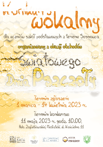 Sosnowiec: Konkurs "Śpiewem obudźmy wiosnę i pszczoły"