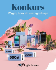 Wygraj bon na zakupy produktów Lightlashes!