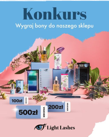 Wygraj bon na zakupy produktów Lightlashes!