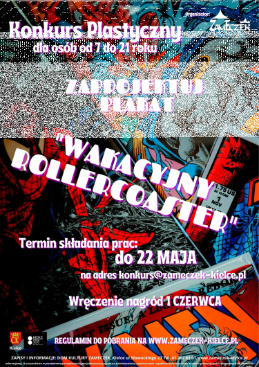 Kielce: Konkurs "Wakacyjny rollercoaster"