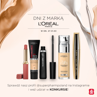 Wygraj 1 z 5 zestawów kosmetyków od L’Oréal Paris! SuperPharm
