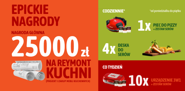 Wygraj reymont kuchni lub inne nagrody