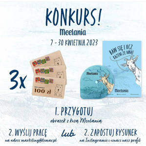 Konkurs plastyczny dla dzieci "Powitaj wiosnę z Meelanią"