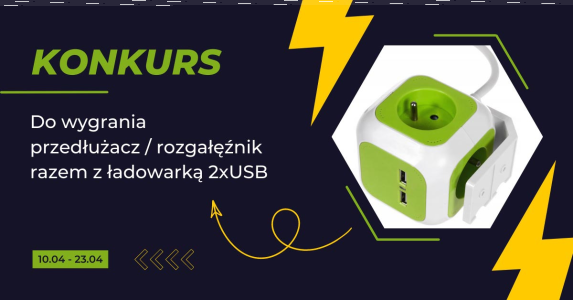 Wygraj przedłużacz z ładowarką Magic Cube
