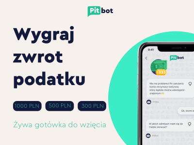 Wygraj zwrot podatku od Pitbota