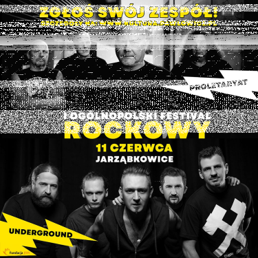 Konkurs "I Ogólnopolski Festival Rockowy" Jarząbkowice 2023