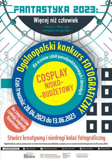 Konkurs na kolaż fotograficzny "Fantastyka 2023: Cosplay niskokosztowy"