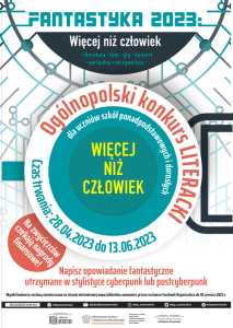 Konkurs "Fantastyka 2023: Więcej niż człowiek"