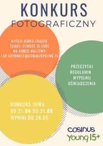Konkurs fotograficzny "School is cool"