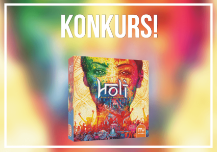 Wygraj grę planszową Holi. Festiwal Kolorów