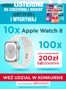 Konkurs "Dodaj Listerine do codziennej higieny jamy ustnej i wygrywaj nagrody" Rossmann