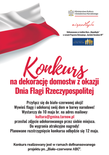 Konkurs "Biało-czerwona gmina Tarnów i konkurs na dekorację"