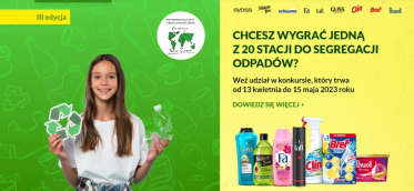 Konkurs "Lekcja Nieśmiecenia - WYGRAJ JEDNĄ Z 20 STACJI DO SEGREGACJI ODPADÓW"