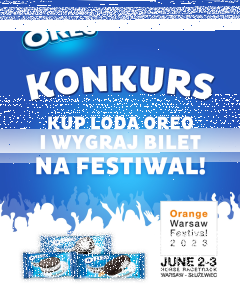Konkurs "Baw się na Orange Warsaw Festiwal z lodami Oreo! 100 biletów do wygrania"