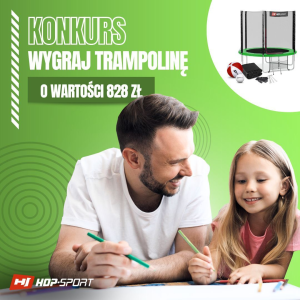 Wygraj trampolinę ogrodową