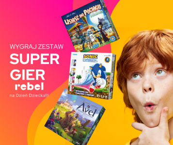 Wygraj super zestaw gier od Rebel!